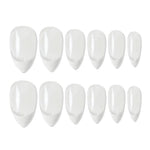 Thumbnail for shills professional reusable press on nails french almond spn734