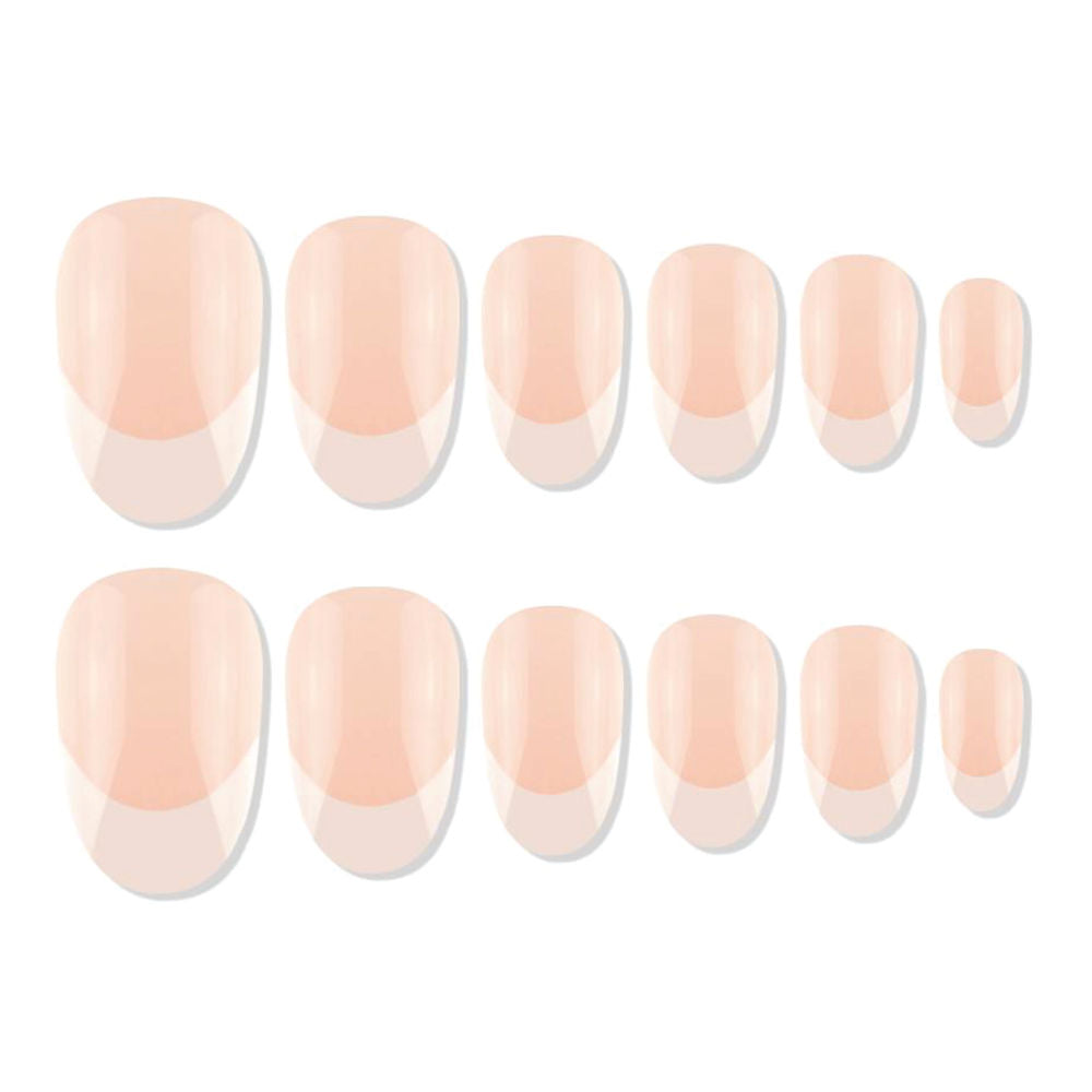 shills professional reusable press on nails french oval spn716