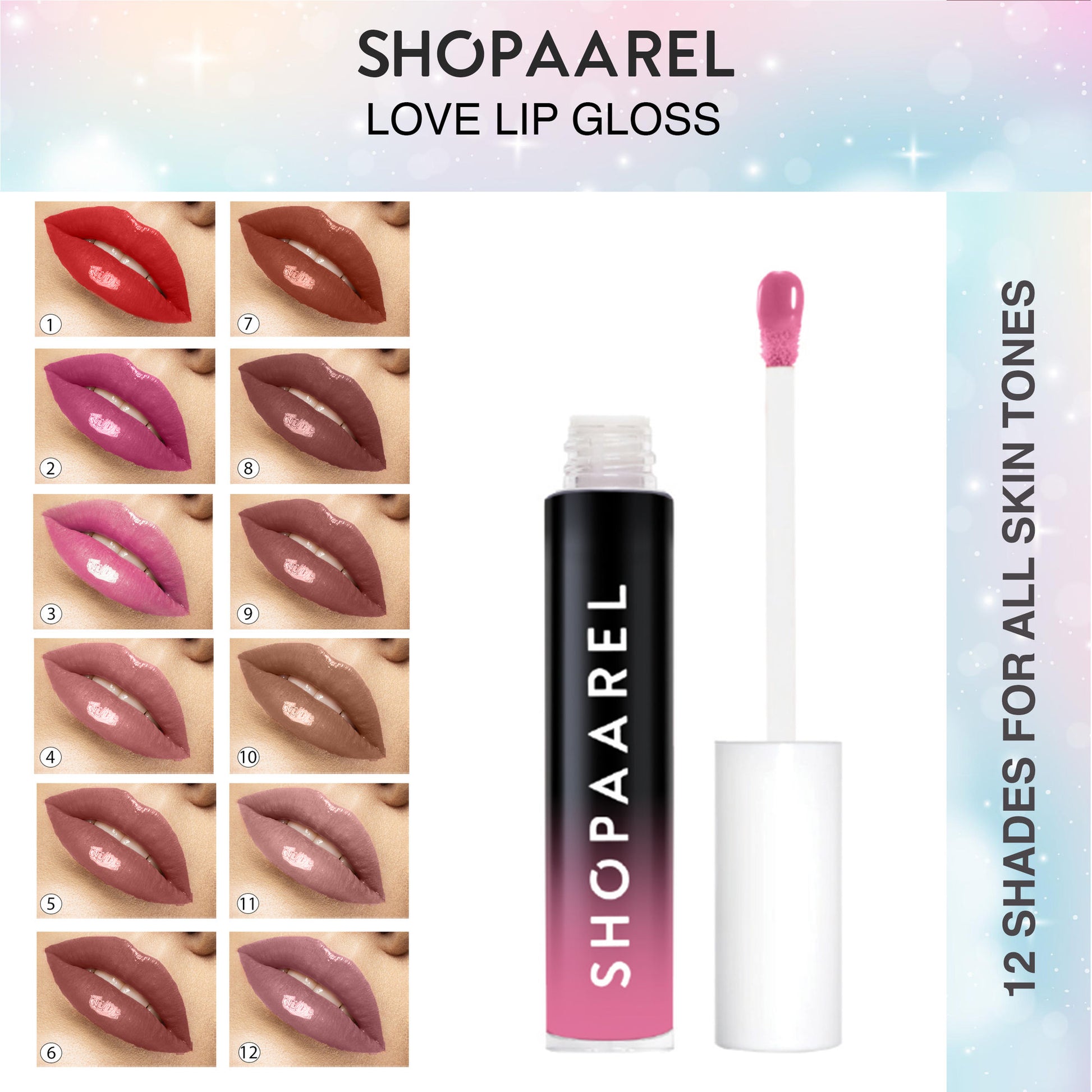 Shopaarel Gloss Love Lip Gloss - SPL02 - Distacart