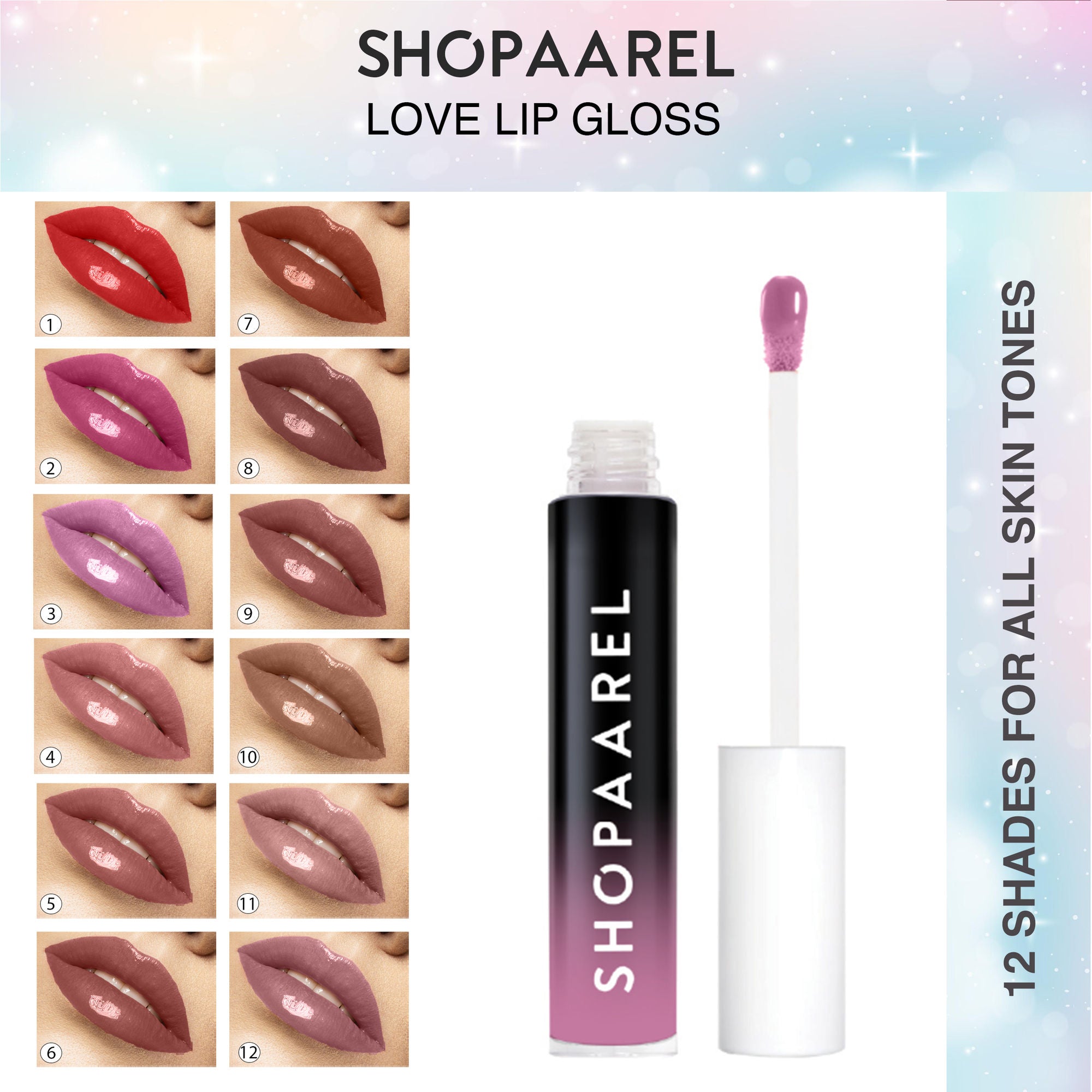Shopaarel Gloss Love Lip Gloss - SPL03 - Distacart