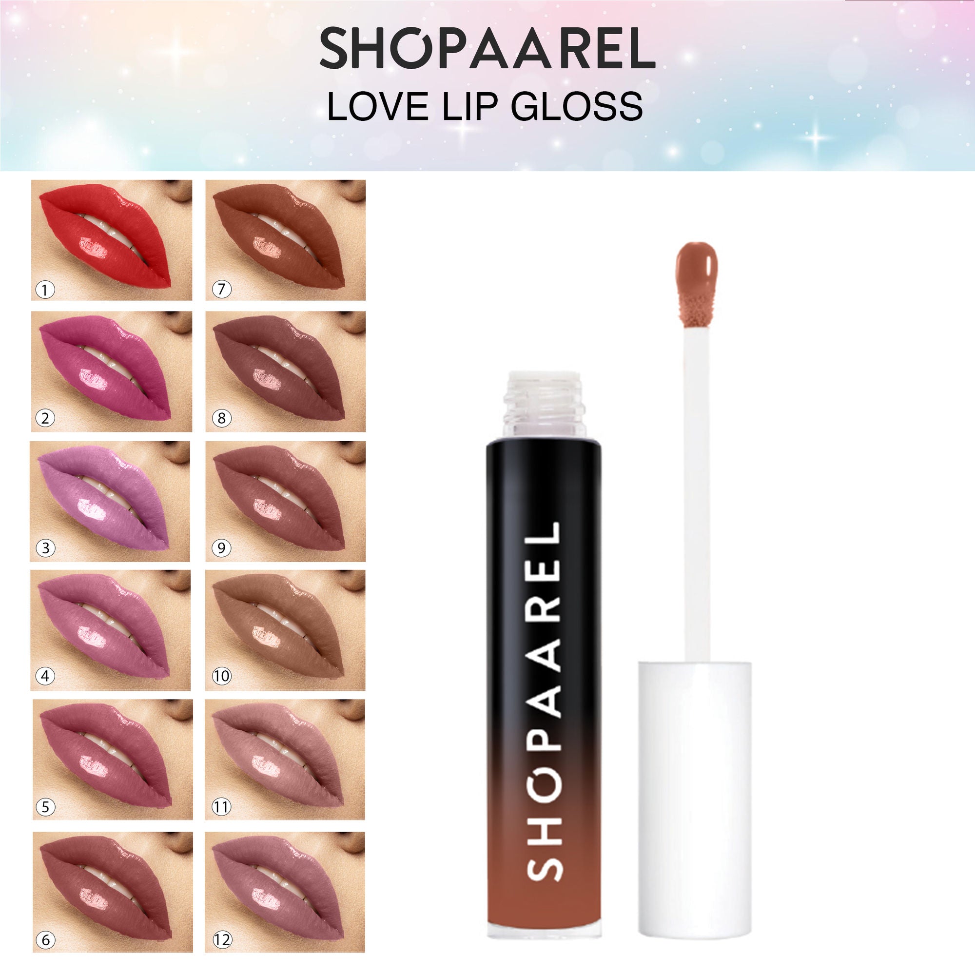 Shopaarel Gloss Love Lip Gloss - SPL08 - Distacart