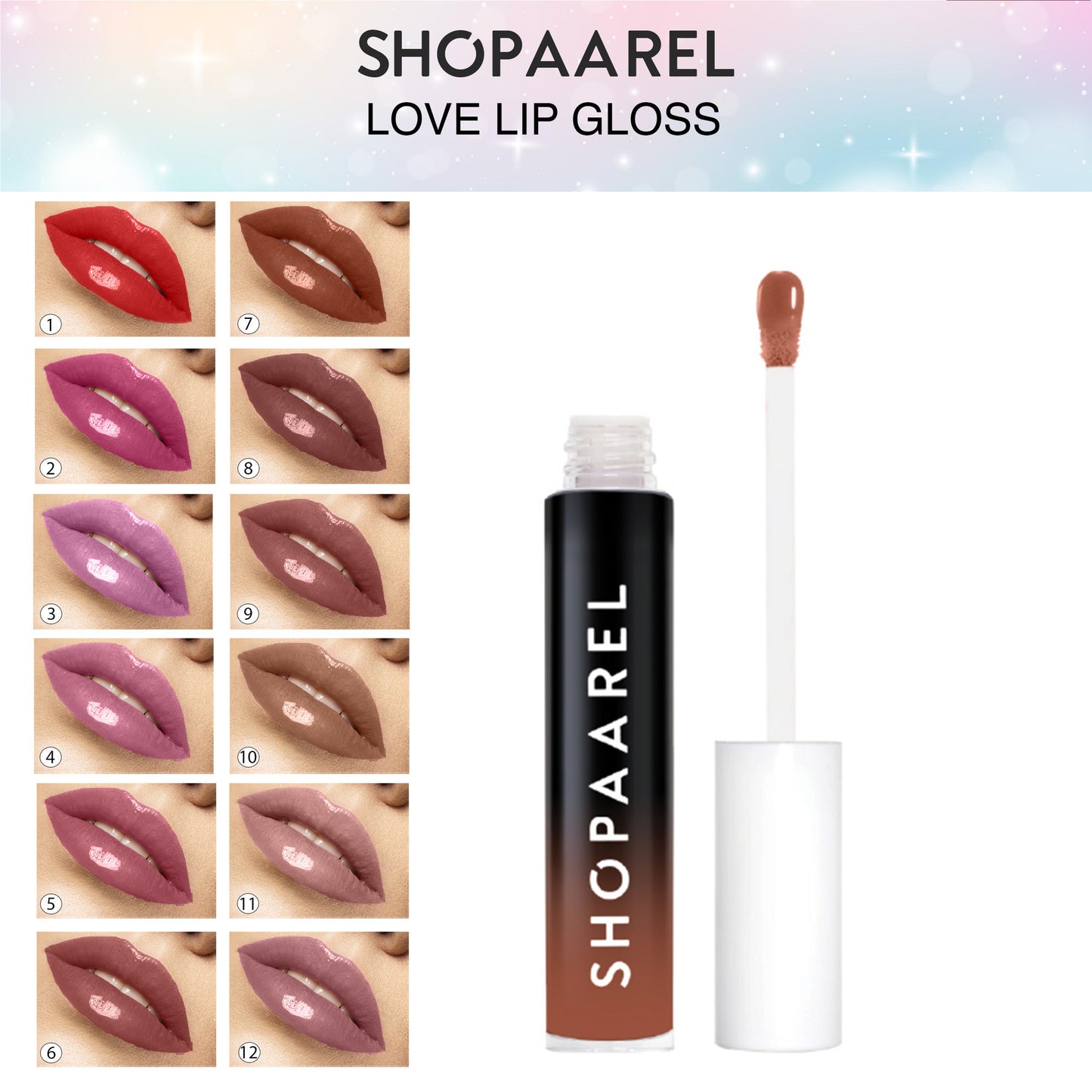Shopaarel Gloss Love Lip Gloss - SPL08 - Distacart