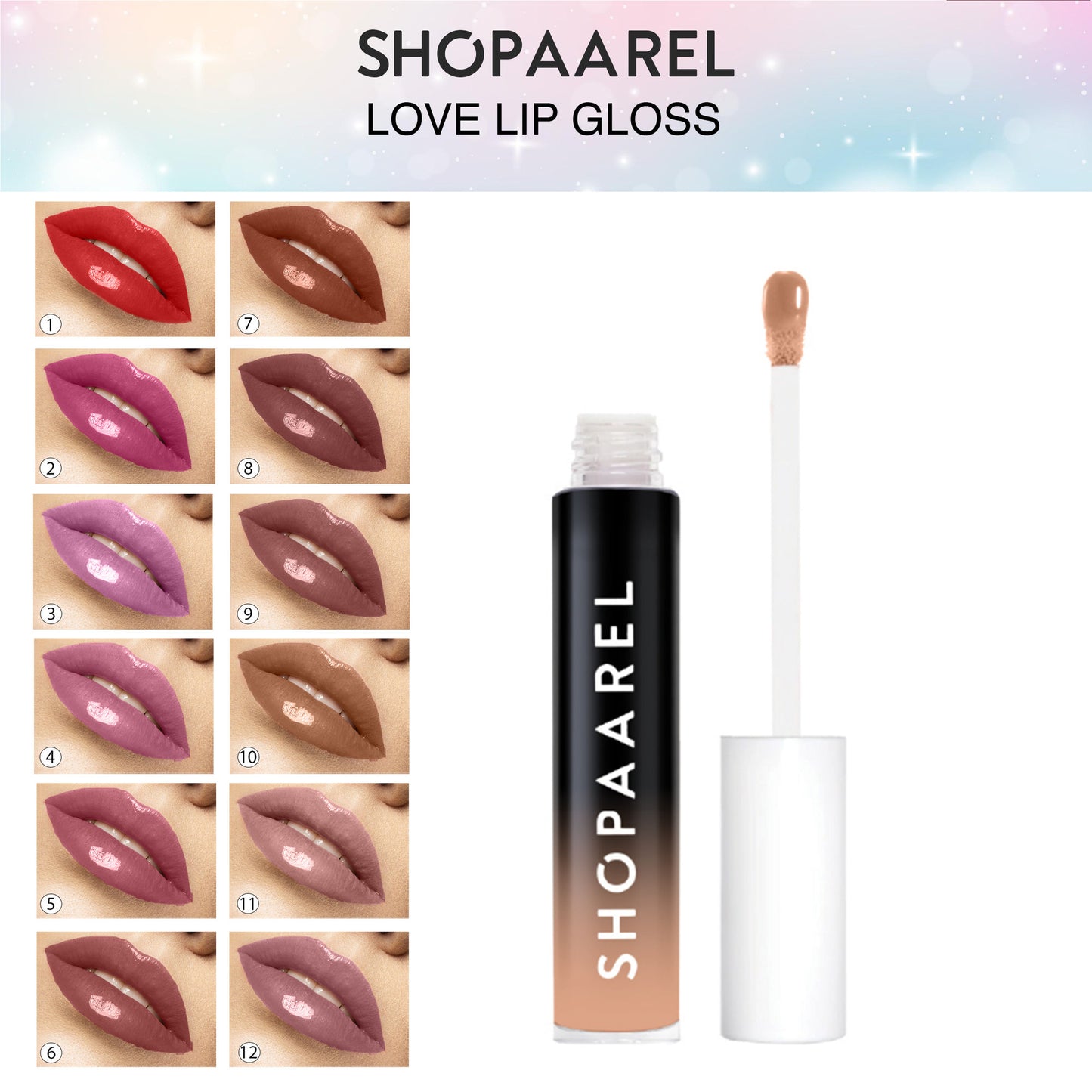 Shopaarel Gloss Love Lip Gloss - SPL10 - Distacart