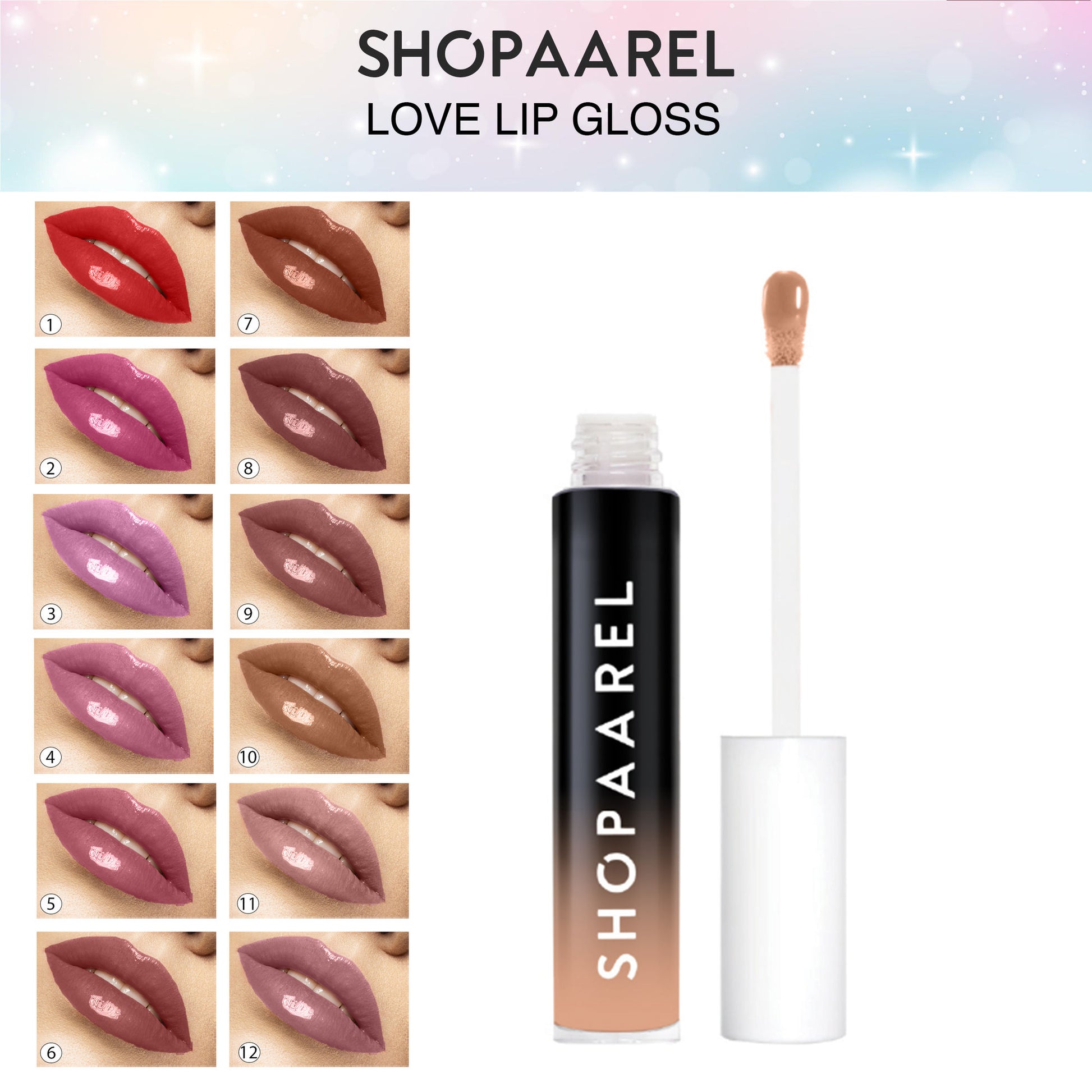 Shopaarel Gloss Love Lip Gloss - SPL10 - Distacart