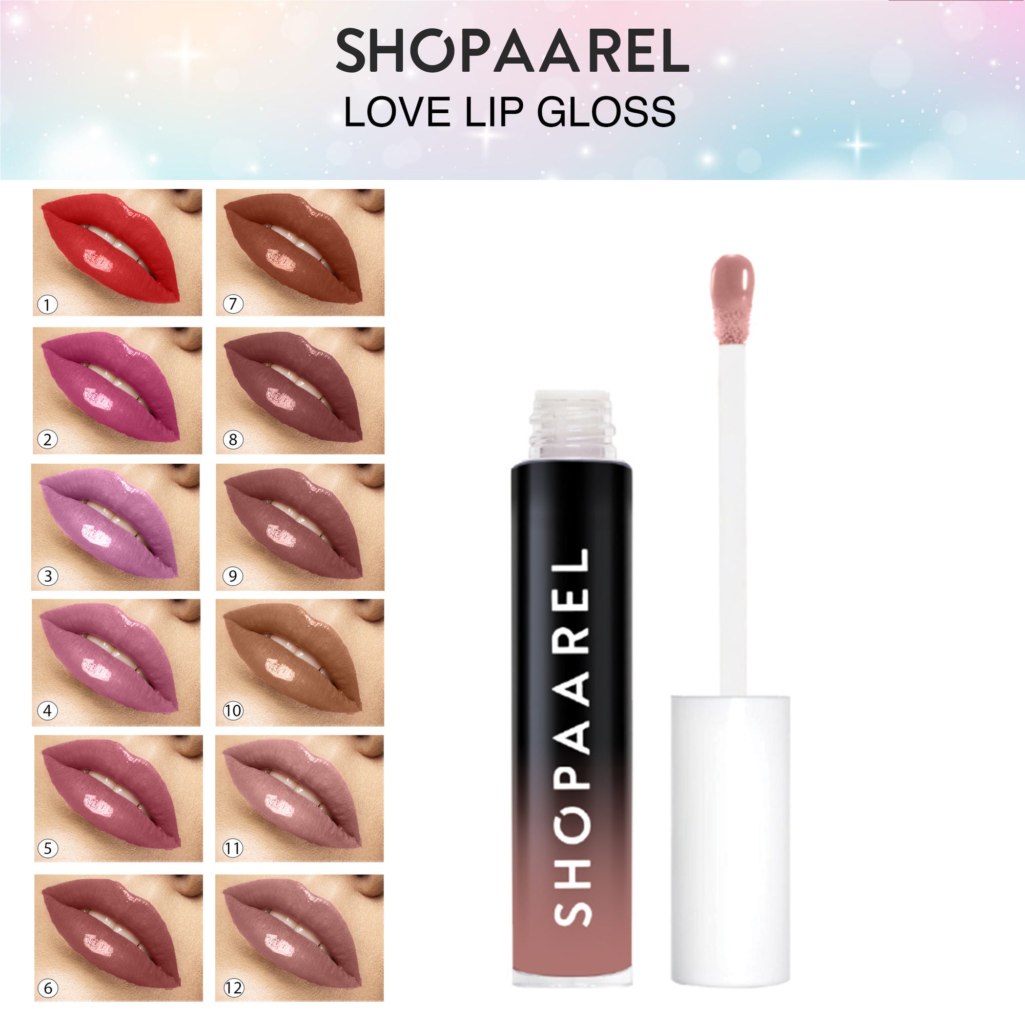 Shopaarel Gloss Love Lip Gloss - SPL12 - Distacart