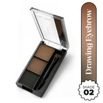 Thumbnail for Hilary Rhoda Drawing Eyebrow Palette With 3 Natural Shades - 02