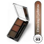 Thumbnail for Hilary Rhoda Drawing Eyebrow Palette With 3 Natural Shades - 03