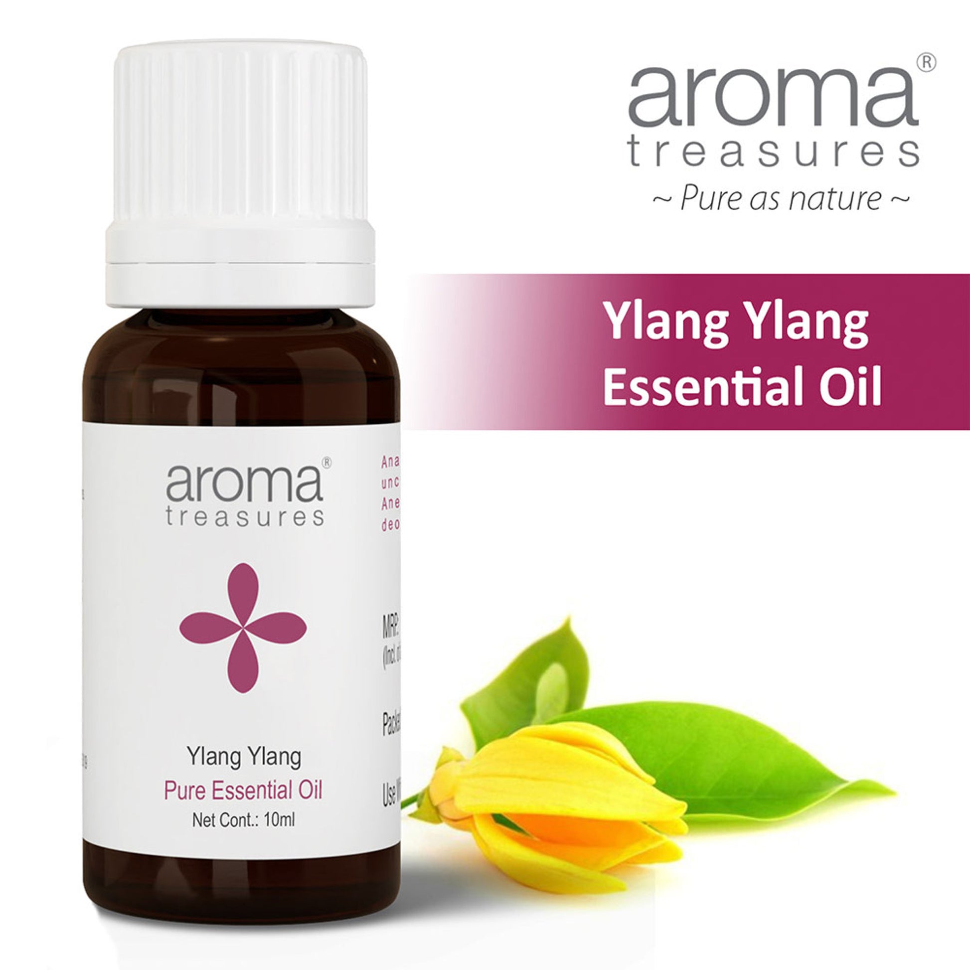 Aroma Treasures Ylang Ylang Pure Essential Oil - Distacart