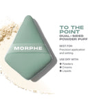Thumbnail for MORPHE To The Point Dual-Sided Powder Puff - Distacart