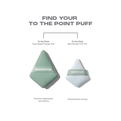MORPHE To The Point Dual-Sided Powder Puff - Distacart