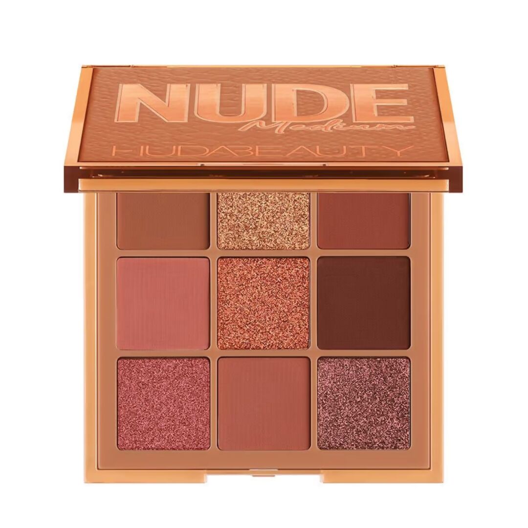 Huda Beauty Nude Obsessions Mini Eyeshadow Palette - Medium - Distacart
