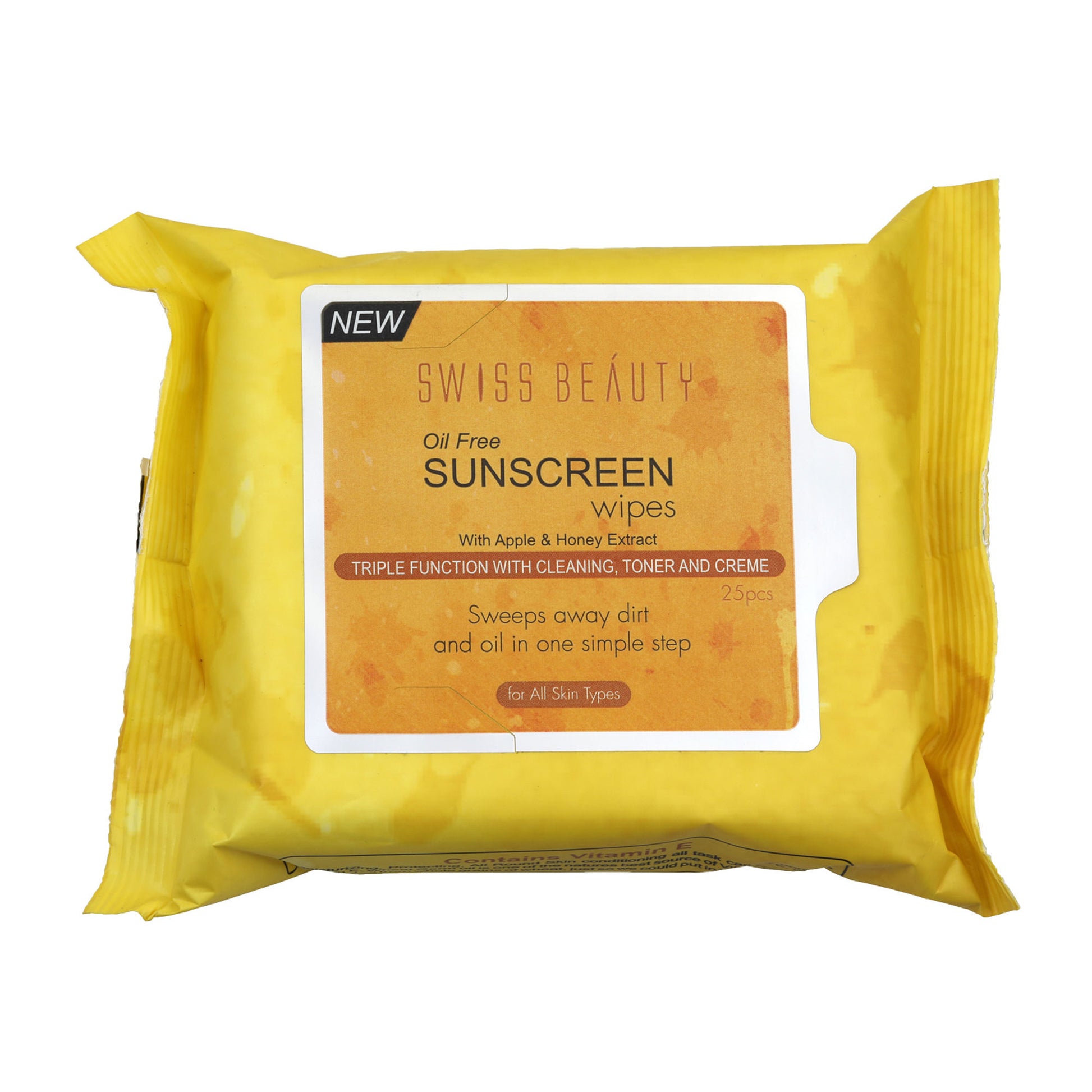 Swiss Beauty Oil Free Sunscreen Wipes - Distacart