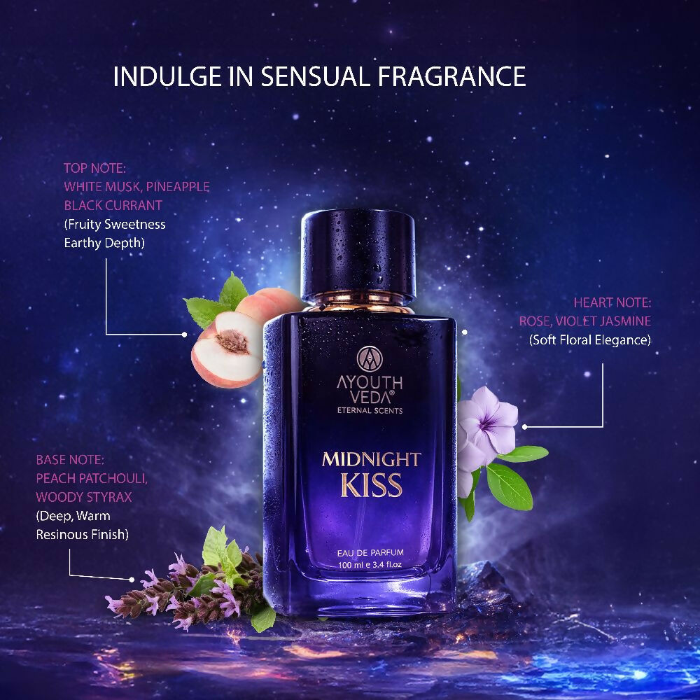Ayouthveda Midnight Kiss Eau De Parfum For Women - Dista