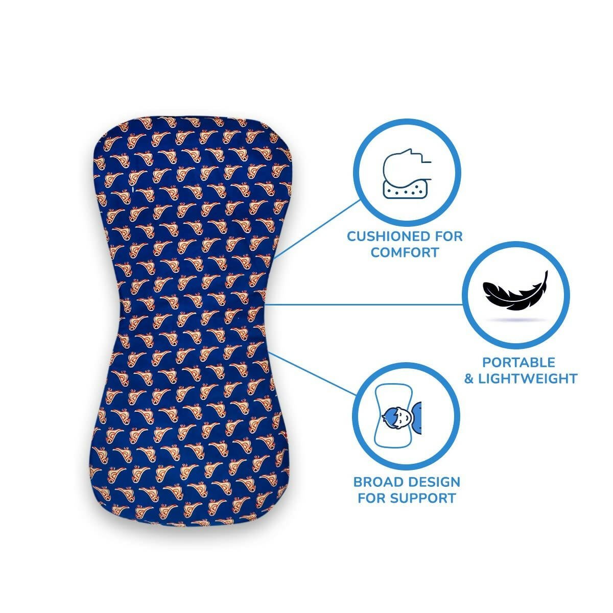AHC Shoulder Sleeping Pillow for New born - 100% Cotton - Distacart