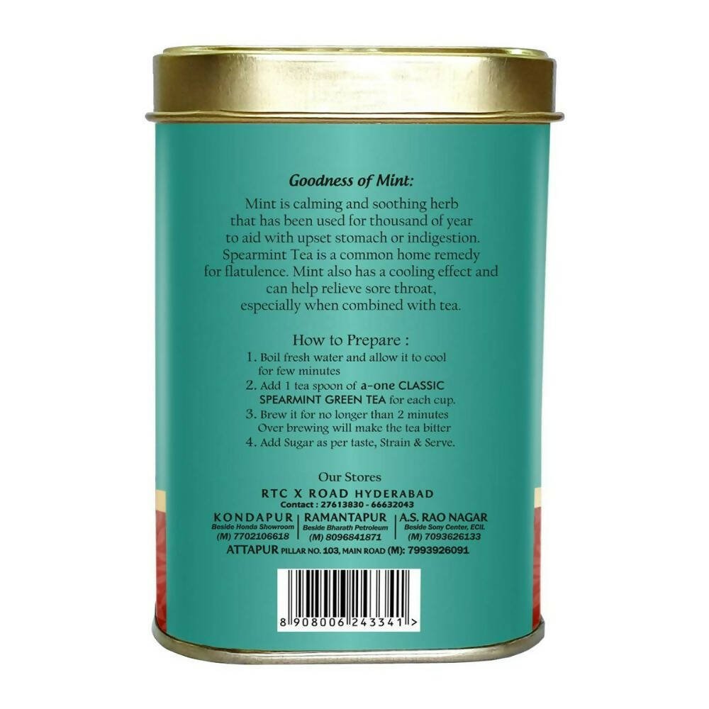 A-One Classic Premium Spearmint Green Tea - Distacart