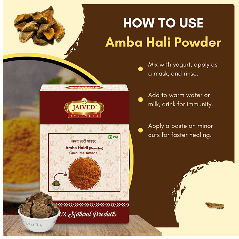 Jaived Ayurveda Amba Haldi Powder