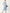 Anouk Women Blue Ethnic Motifs Embroidered Panelled Pure Cotton Kurta with Trousers