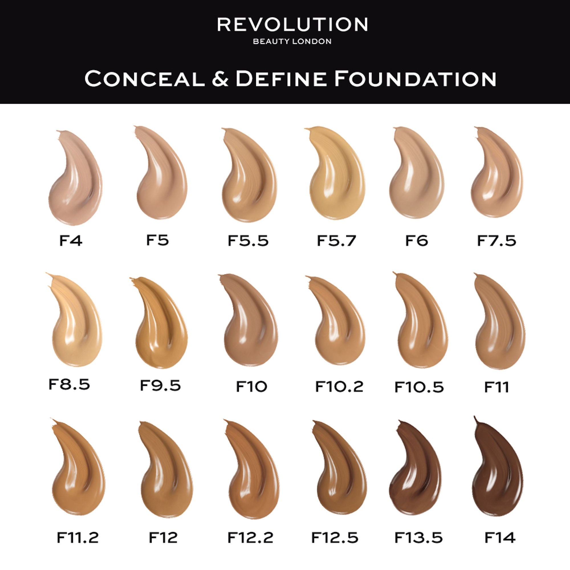 Makeup Revolution Conceal And Define Foundation - F11.2
