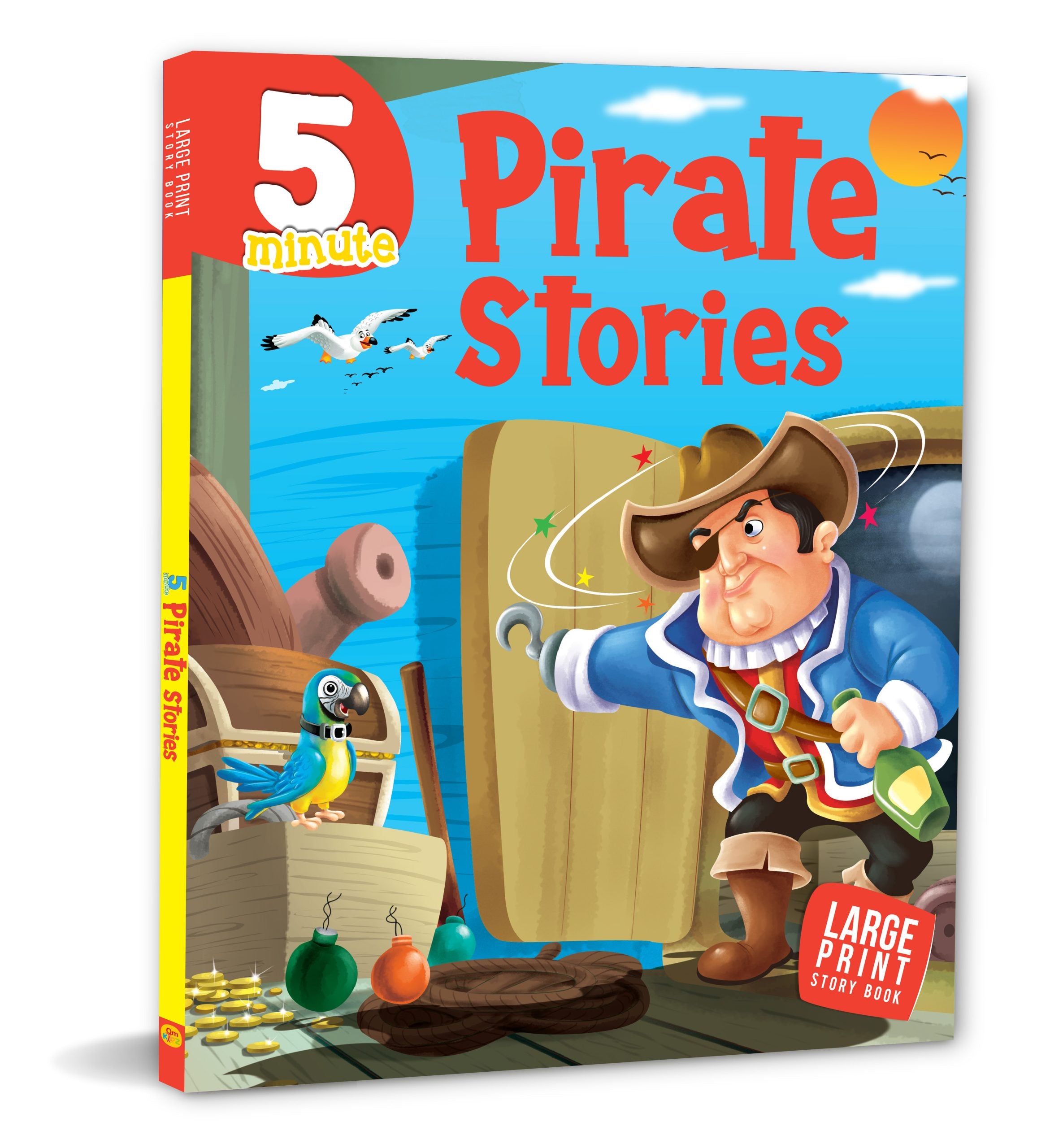 Story Book: 5 Minute Pirate Stories - Om Books - Distacart