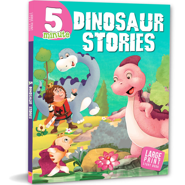 Story Book: 5 Minute Dinosaur Stories - Om Books - Distacart