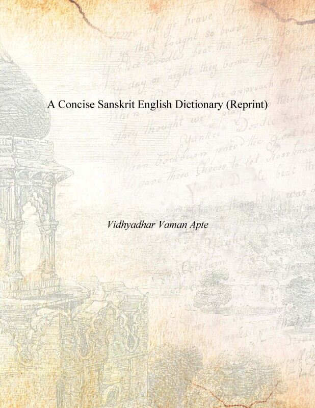 A Concise Sanskrit English Dictionary (Reprint) - Gyan Books - Distacart
