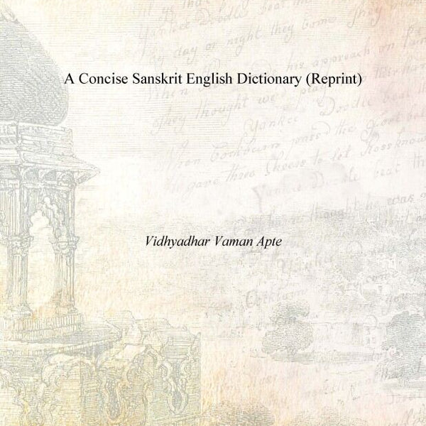 A Concise Sanskrit English Dictionary (Reprint) - Gyan Books - Distacart