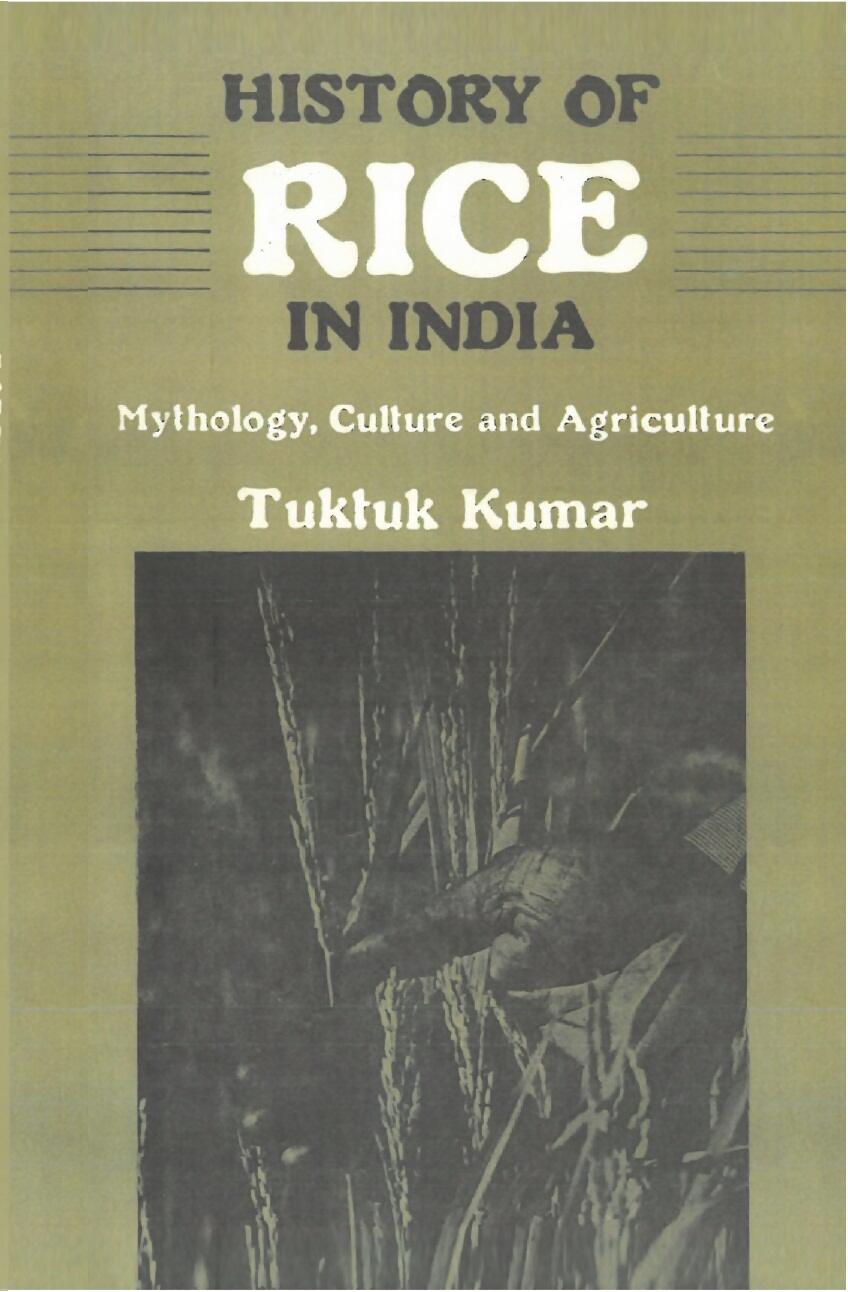 History of Rice in India: Mythology, Culture and Agriculture - Gyan Books - Distacart
