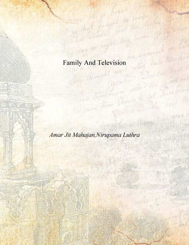 Family and Television - Gyan Books - Distacart