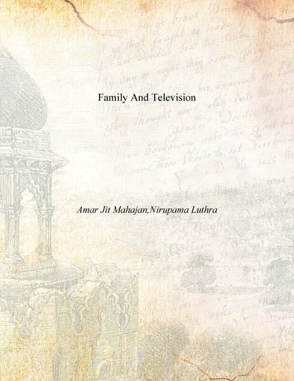Family and Television - Gyan Books - Distacart