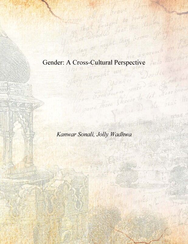 Gender: a Cross-Cultural Perspective - Gyan Books - Distacart