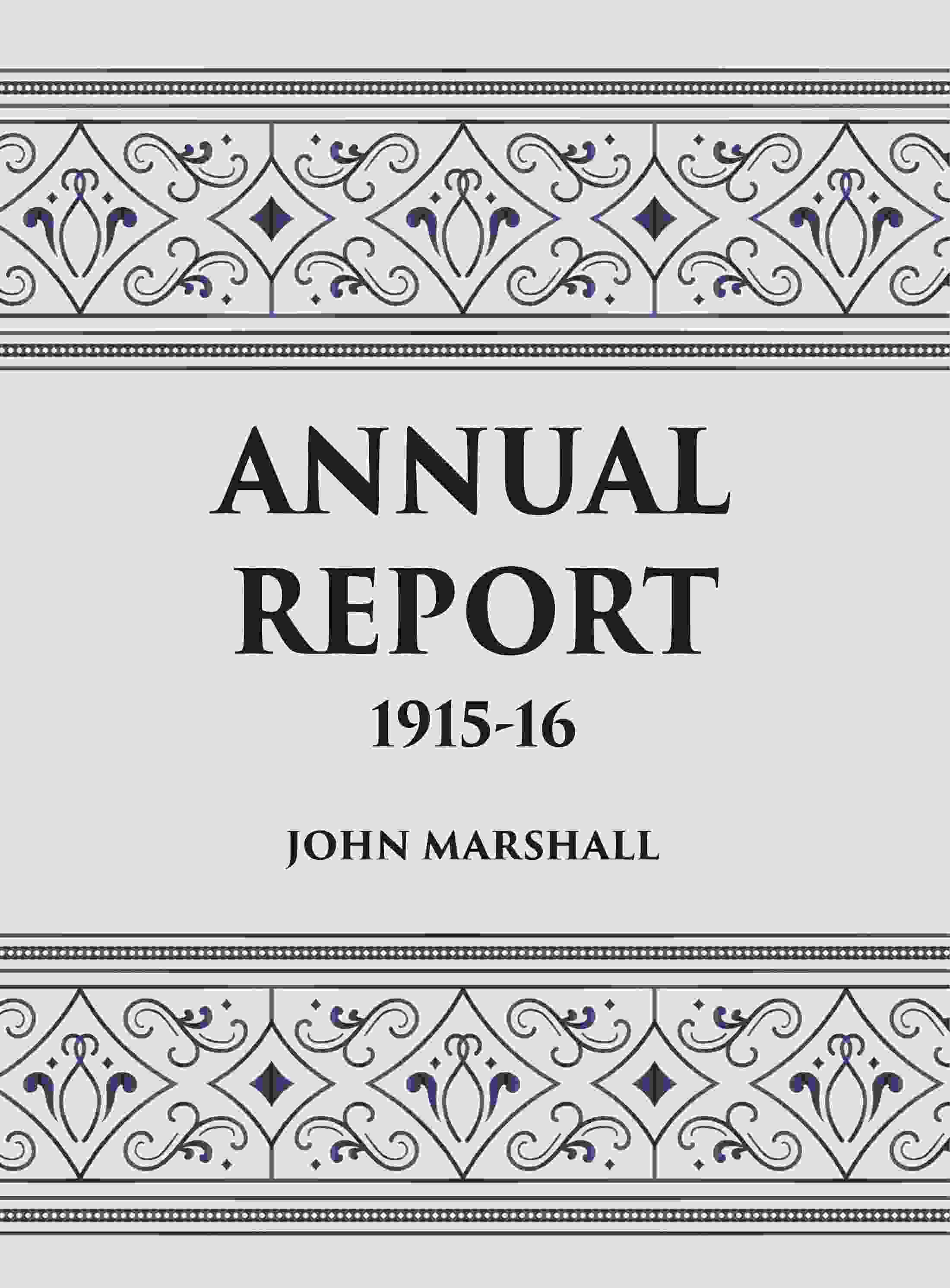 ANNUAL REPORT 1915-16 - Gyan Books - Distacart
