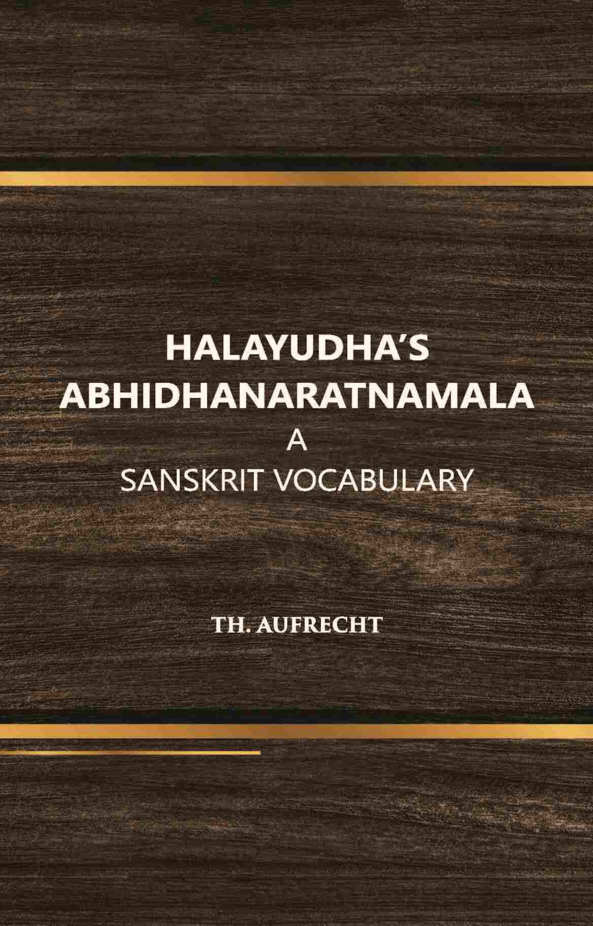 halayudh's abhidhanaratnamala - Gyan Books - Distacart
