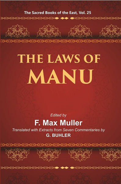 The Sacred Books of the East (THE LAWS OF MANU) 25th - Gyan Books - Distacart