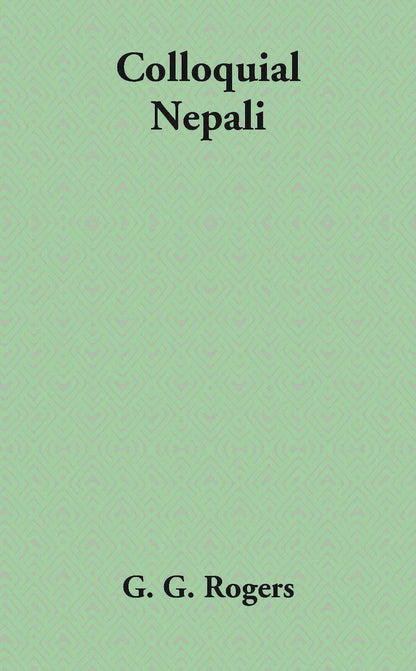 Colloquial Nepali - Gyan Books - Distacart