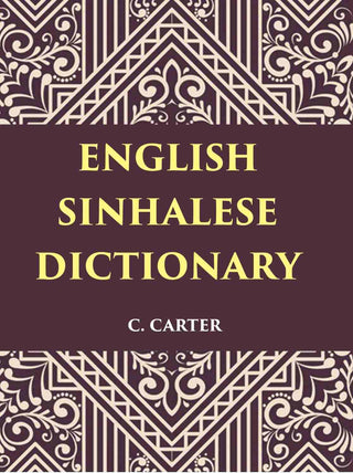An English Sinhalese Dictionary - Gyan Books - Distacart