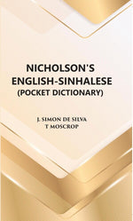 Thumbnail for Nicholson's English- Sinhalese (Pocket Dictionary) - Gyan Books - Distacart