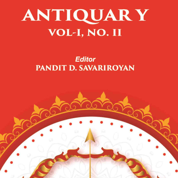 THE TAMILIAN ANTIQUARY Vol. I, No. II - Gyan Books - Distacart