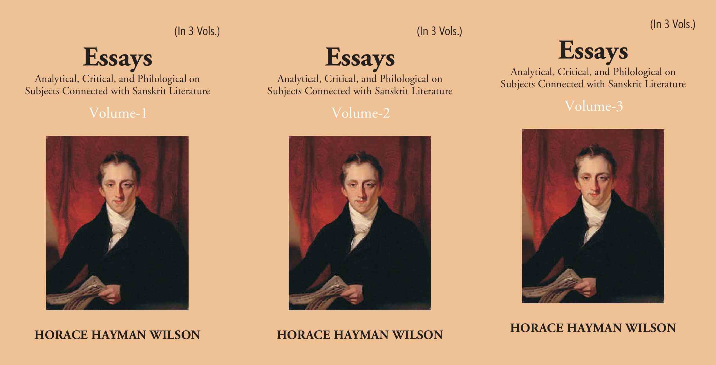 Essays Analytical, Critical And Philological On Subjects Connected With Sanskrit Literature 3 Vols. Set - Gyan Books - Distacart
