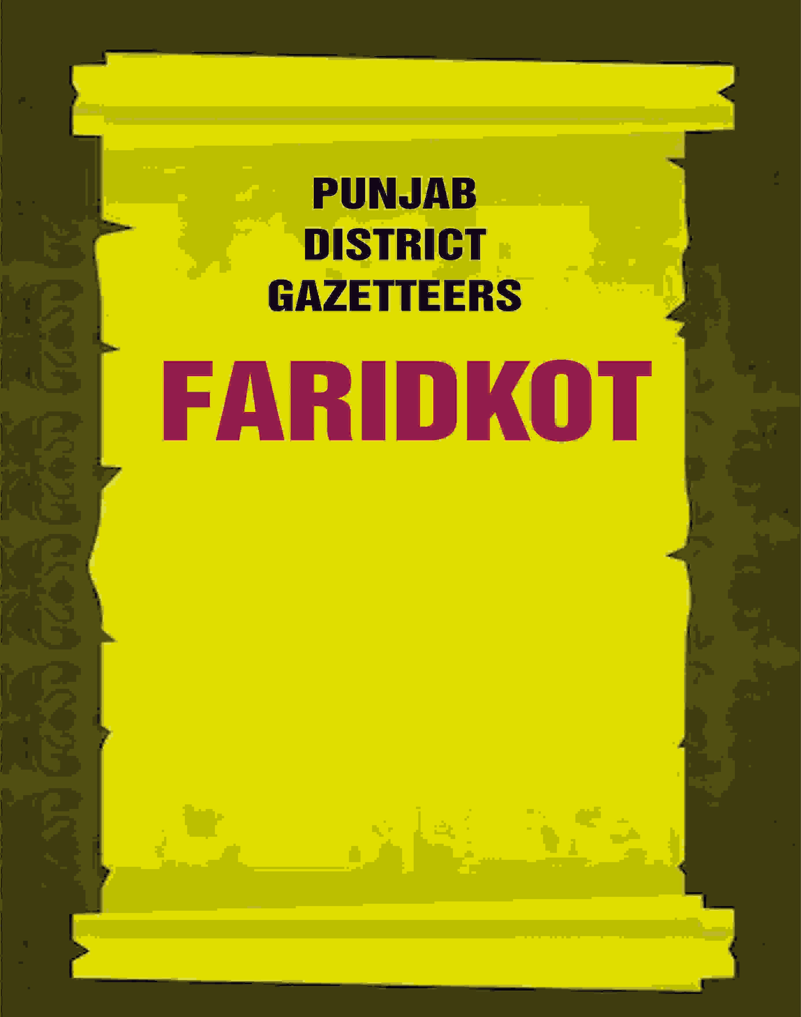 Punjab District Gazetteers: Faridkot 5th - Gyan Books - Distacart