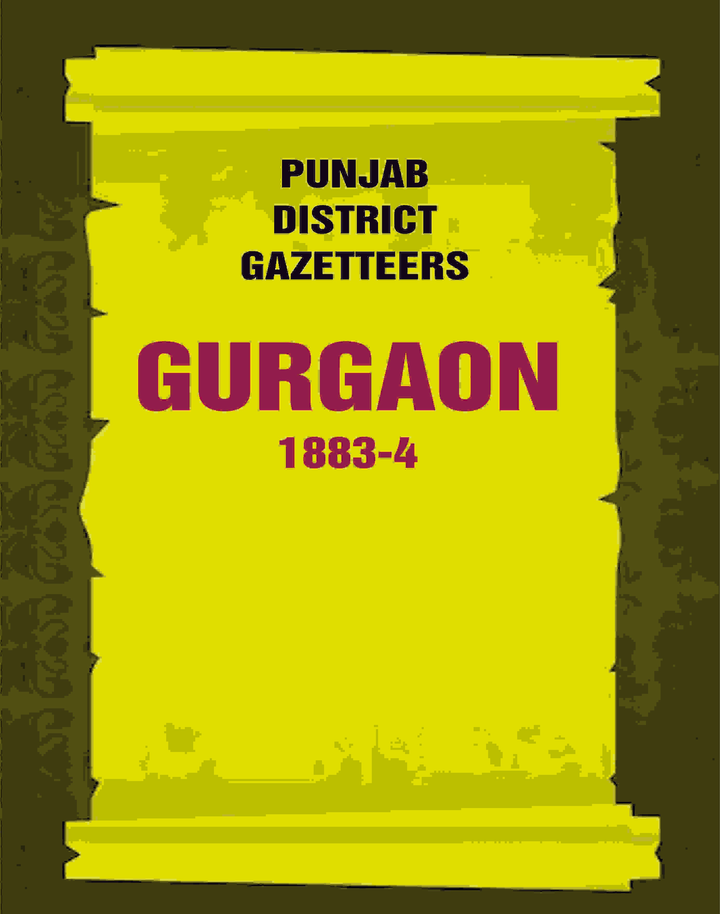 Punjab District Gazetteers: Gurgaon 1883-4 9th - Gyan Books - Distacart
