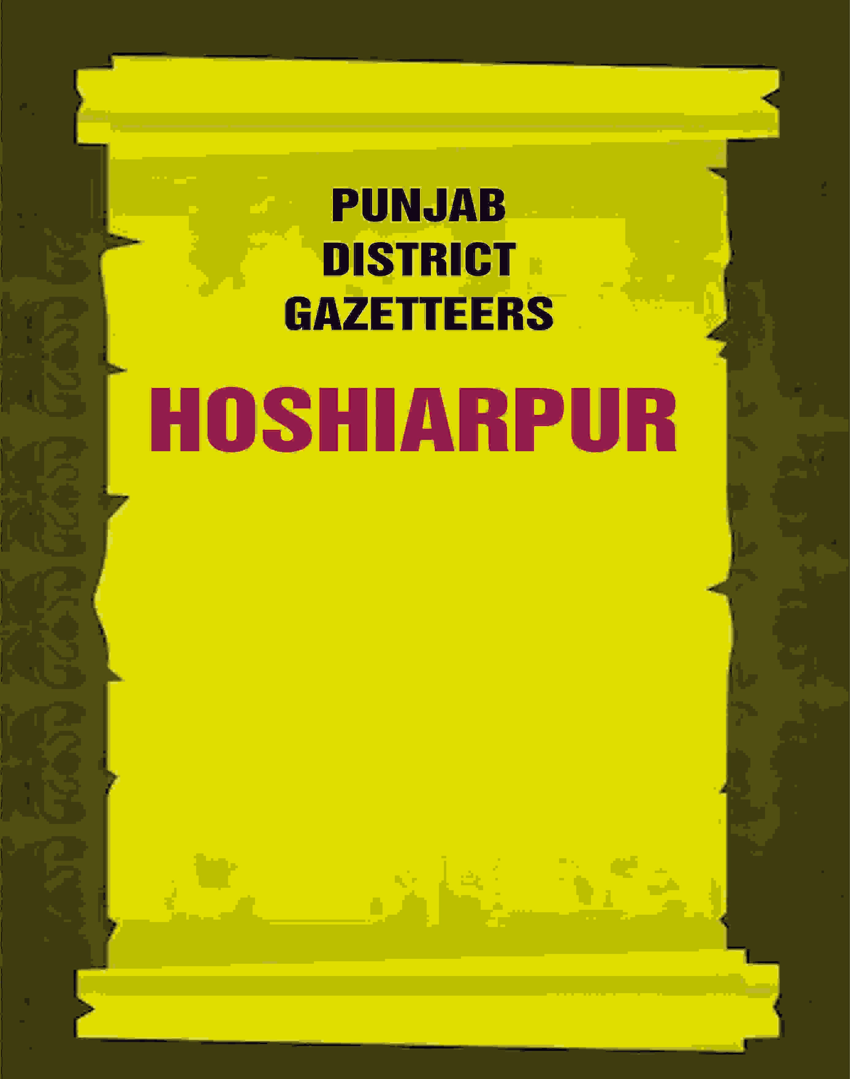 Punjab District Gazetteers: Hoshiarpur 12th - Gyan Books - Distacart
