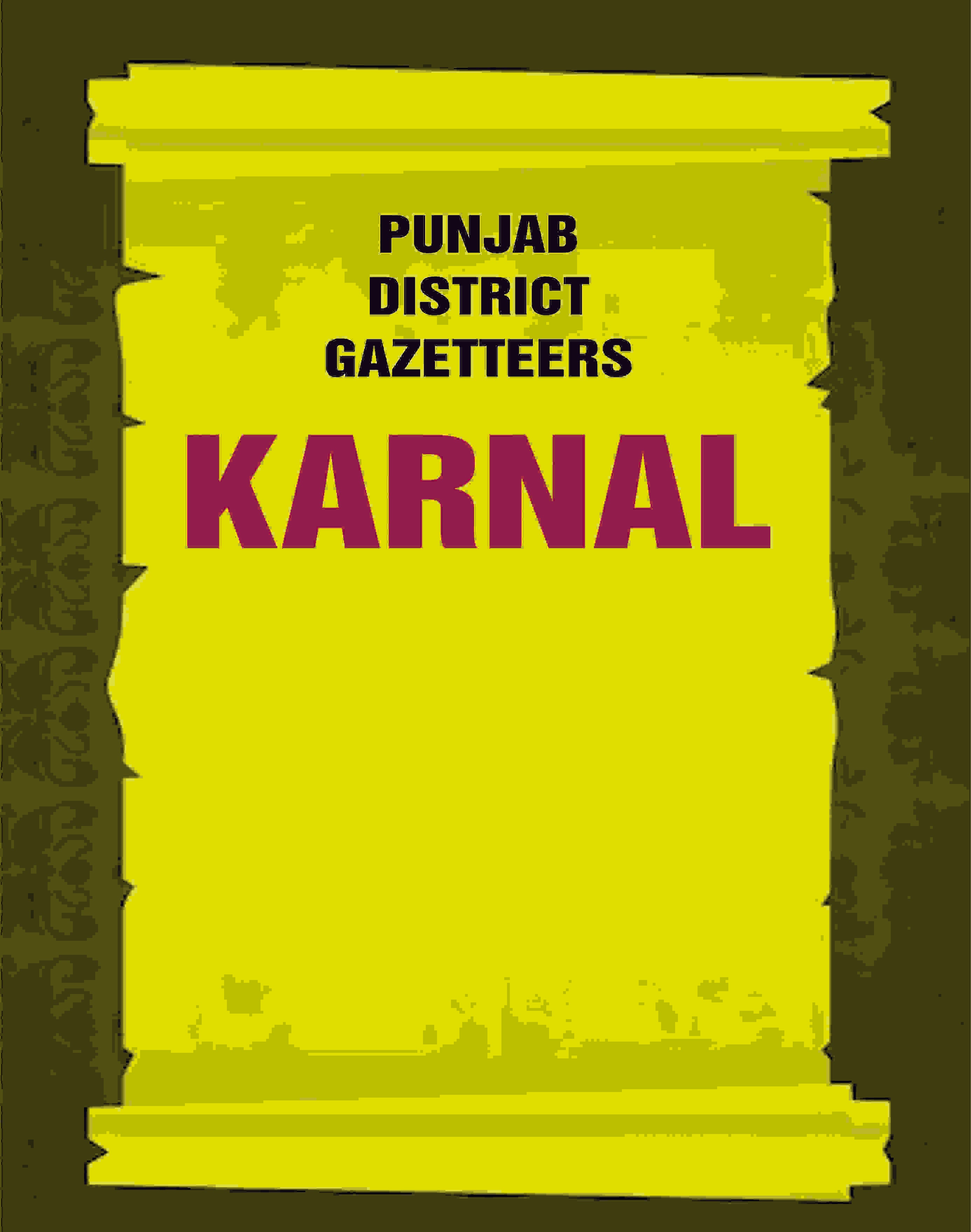 Punjab District Gazetteers: Karnal 18th - Gyan Books - Distacart