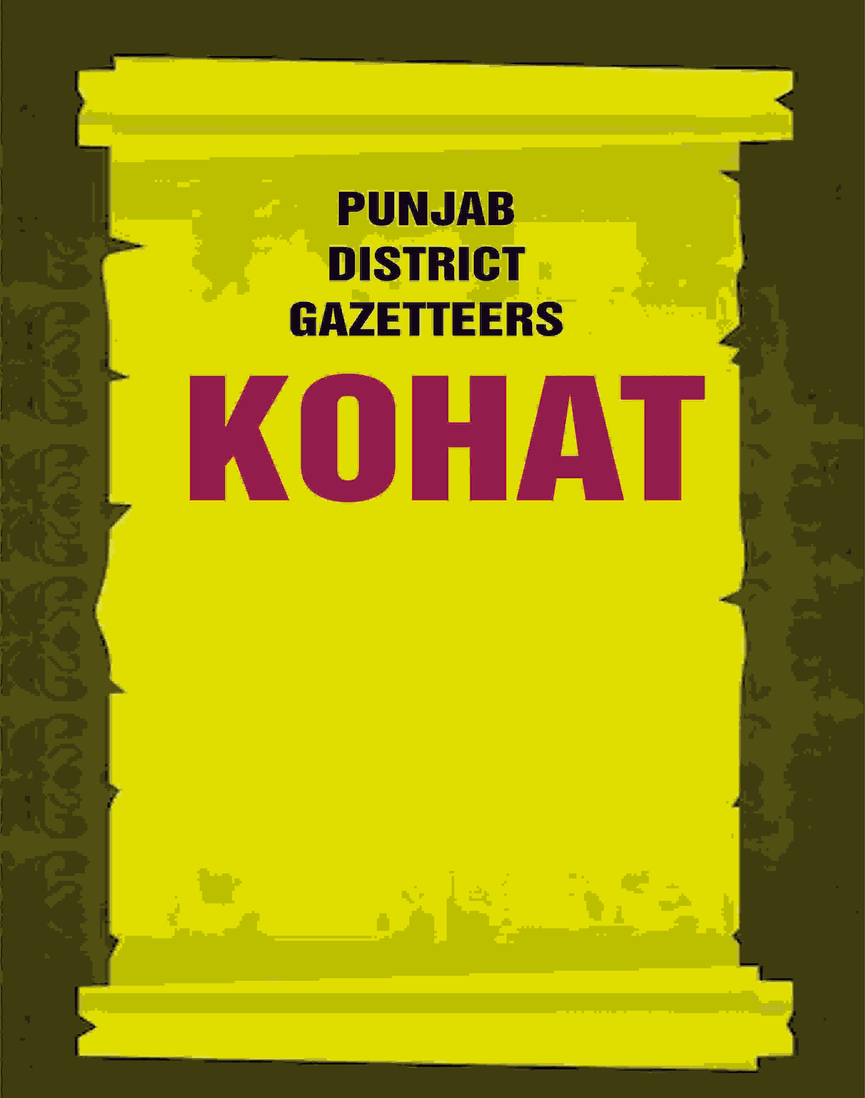 Punjab District Gazetteers: Kohat 19th - Gyan Books - Distacart