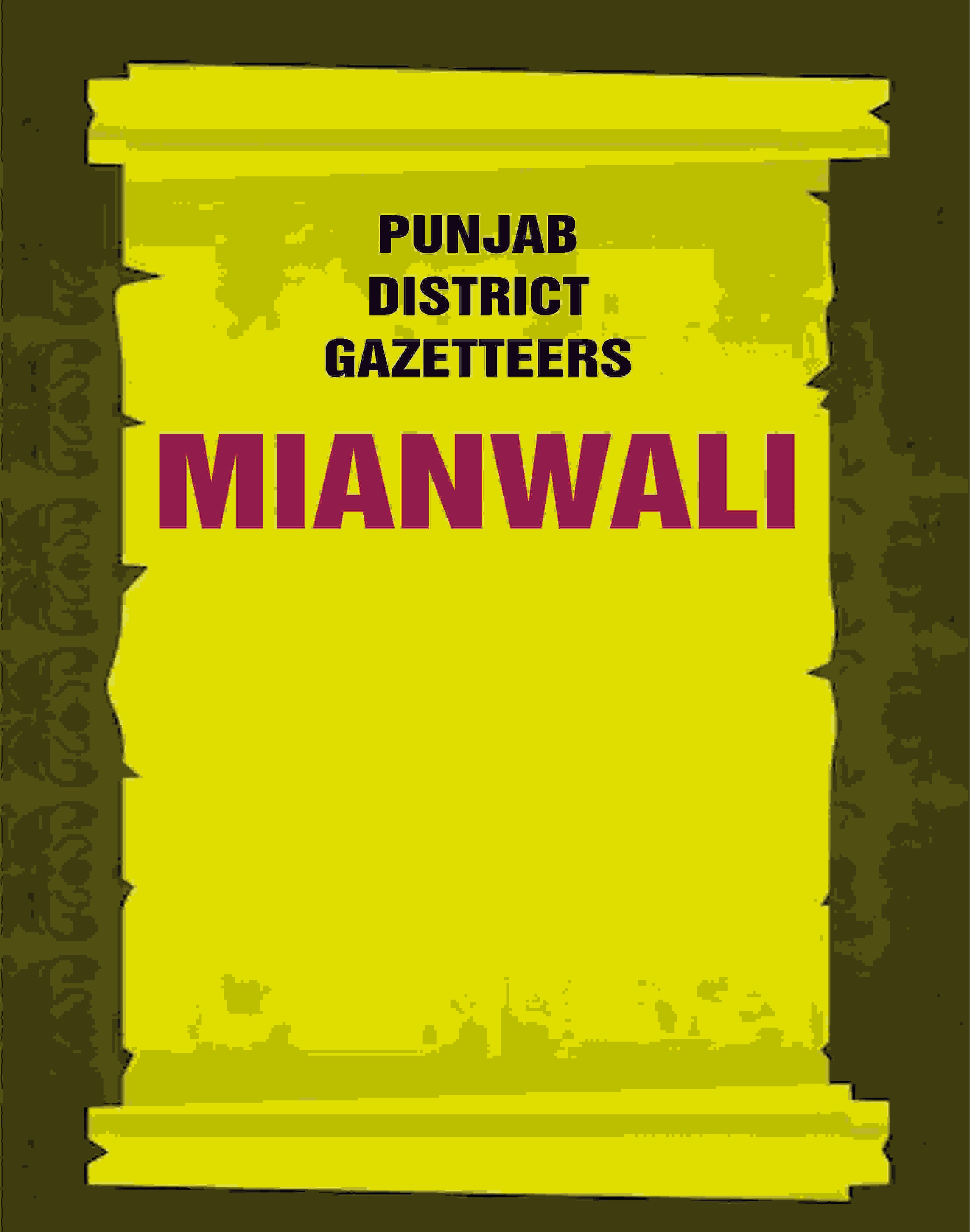 Punjab District Gazetteers: Mianwali 23rd - Gyan Books - Distacart
