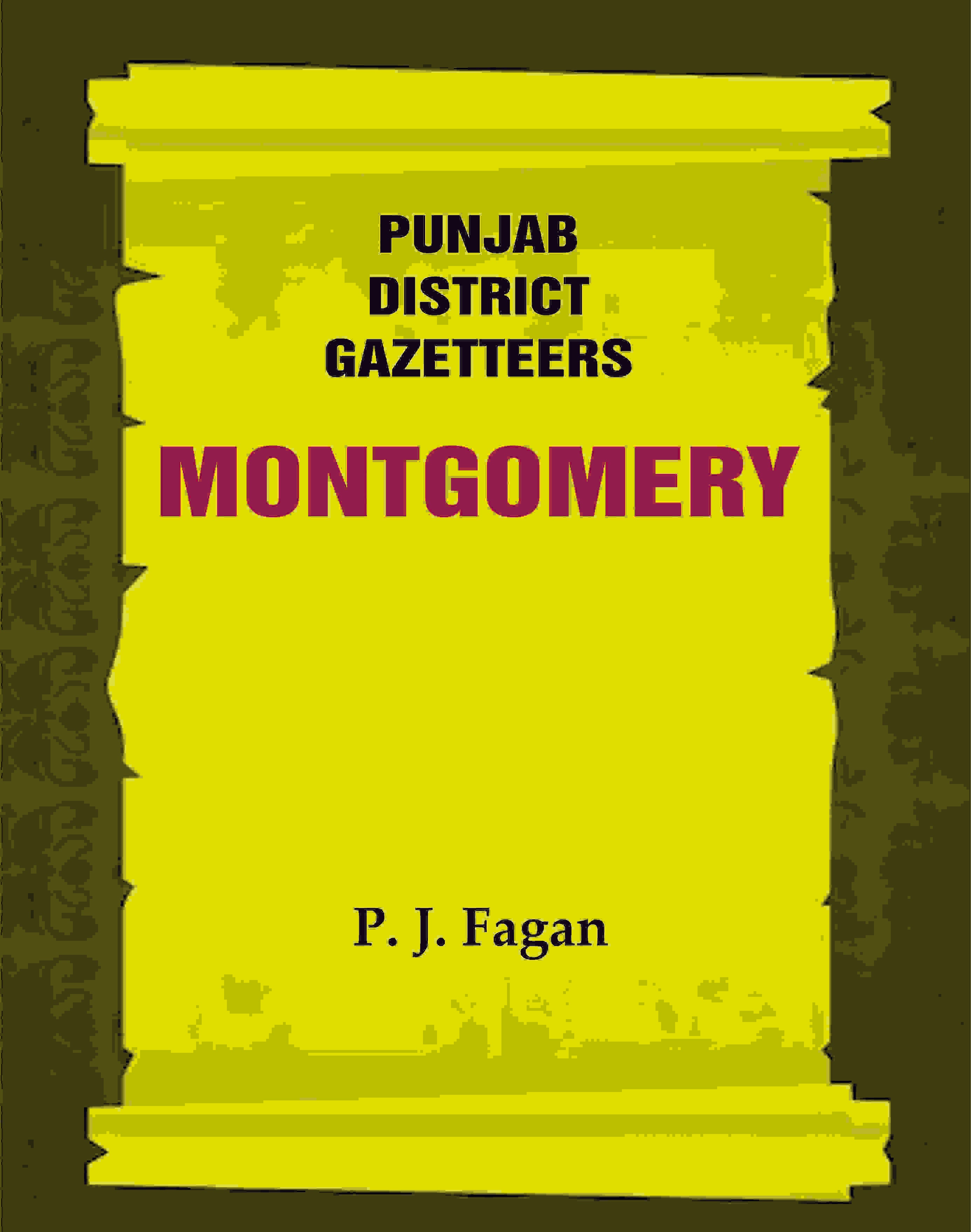 Punjab District Gazetteers: Montgomery 24th - Gyan Books - Distacart