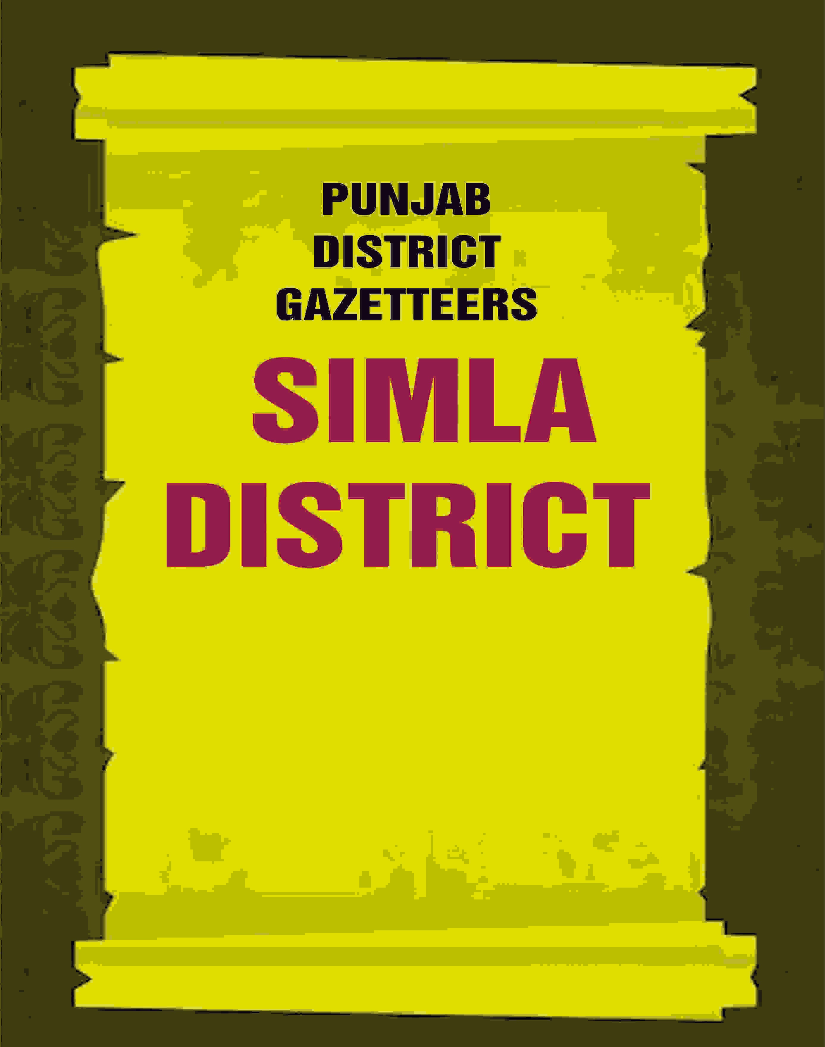 Punjab District Gazetteers: Simla District 29th - Gyan Books - Distacart