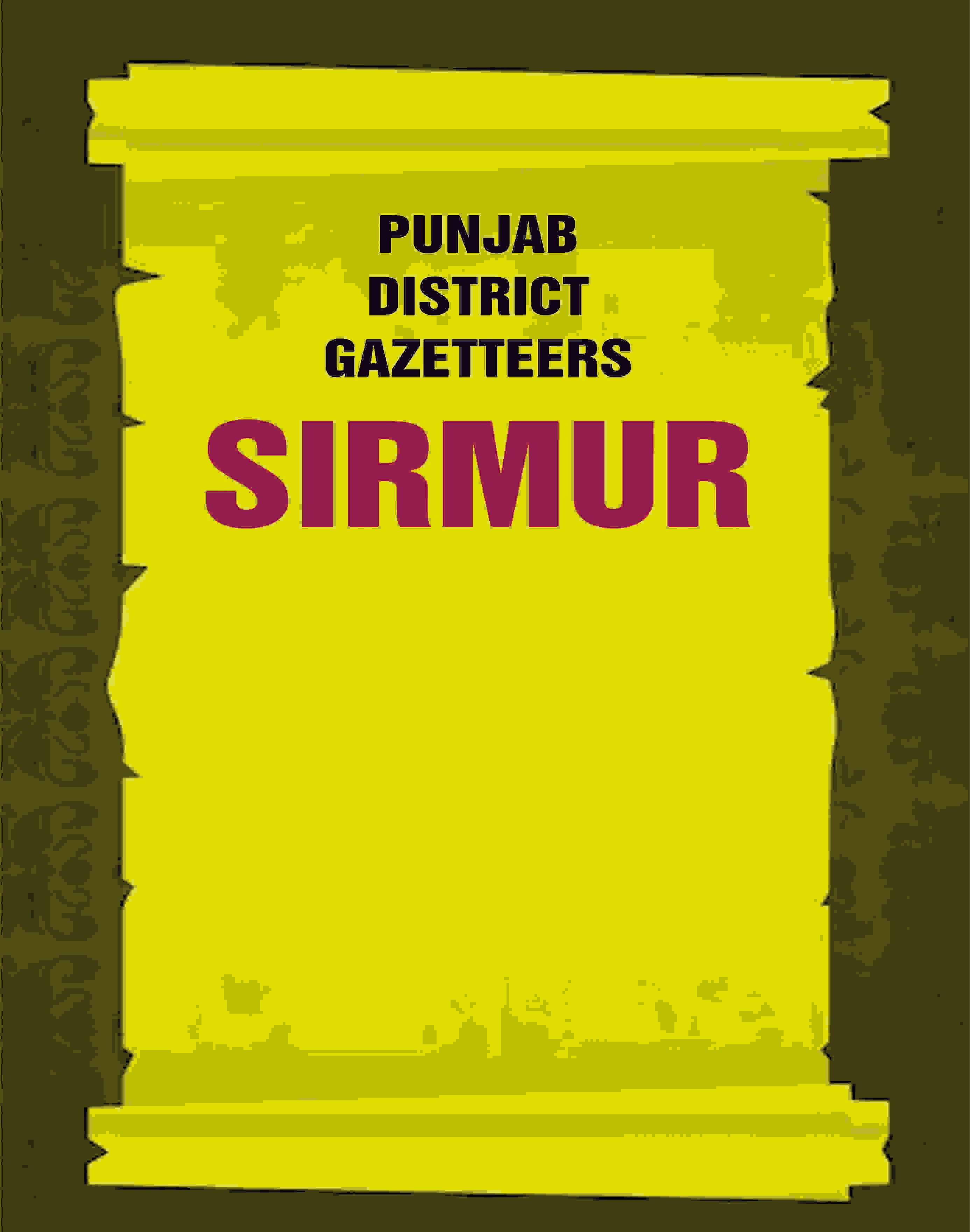 Punjab District Gazetteers: Sirmur 36th - Gyan Books - Distacart