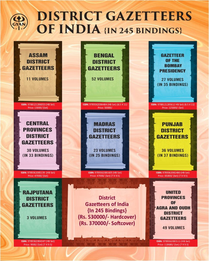 District Gazetteers of India (In 245 Bindings) In 245 Bindings - Gyan Books - Distacart