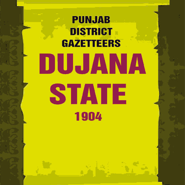 Punjab District Gazetteers: Dujana State 1904 27th, Vol. III A - Gyan Books - Distacart