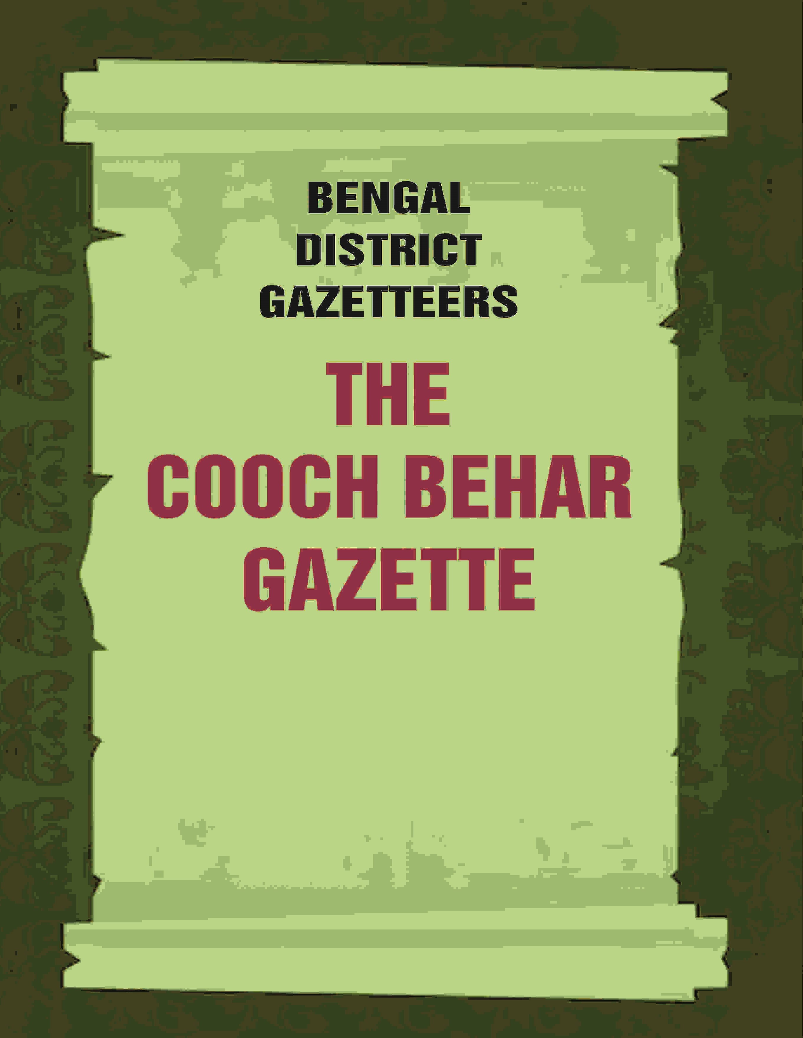 Bengal District Gazetteers: The Cooch Behar Gazette: Statistics 13th - Gyan Books - Distacart